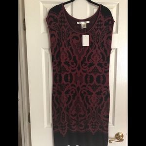 Max Studio Red Sweater Dress (XL)